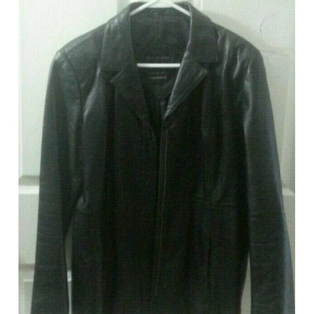 Womens Black Genuine Soft Lambskin Jacket Size M
